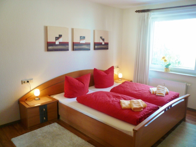 Schlafzimmer FeWo Sauerland mieten